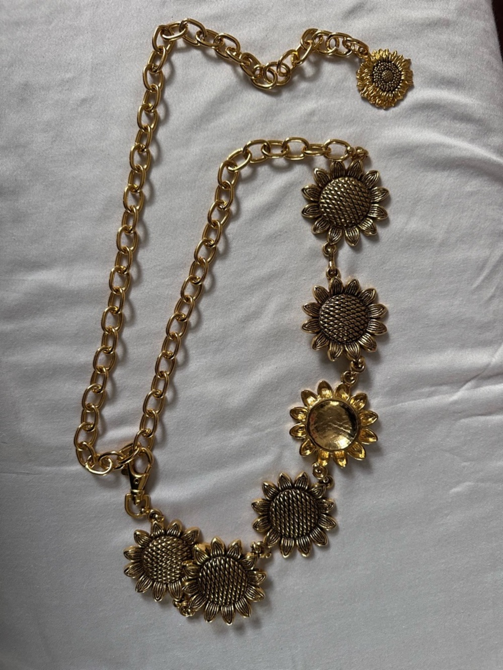 Melie Bianco Blue Slouchy Hobo Tote w/ Gold Charm | Anthropologie Style - Picture 15 of 15